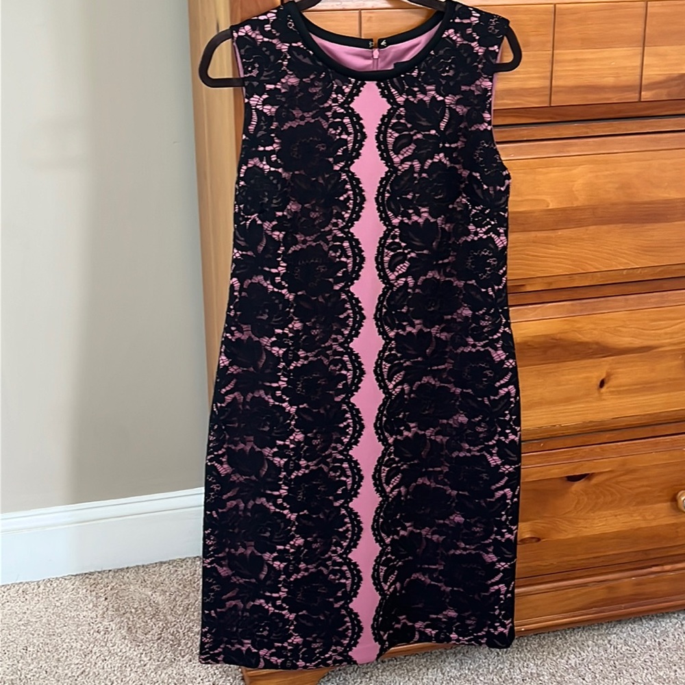 Tommy Hilfiger lace overlay sheath style dress, size 14